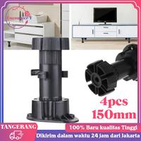 Gambar Isi 4pcs Kaki Kursi Sofa 15-17cm Adjustable Sofa Leg Furniture Foot dari Encounter-Y undefined 1 Tokopedia