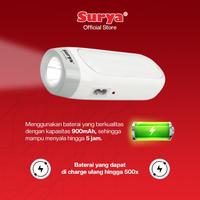 Gambar SURYA SYT L103 Lampu Senter Led Emergency Darurat Rechargeable - L103  dari Finnix Store undefined 4 Tokopedia