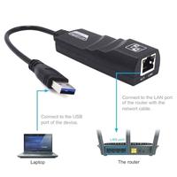 Gambar LAN TO USB GIGABITE RJ-45 USB 3.0 Fast Ethernet Network Adapter Laptop dari Starcomp Solo undefined 2 Tokopedia