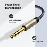 Gambar UGREEN Kabel Audio 6.5 mm Ke Aux 3.5 Stereo 6.35 Jack Gitar To TRS 1m - 1 meter dari Luxer undefined 5 Tokopedia