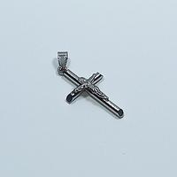 Gambar Liontin Kalung Salib Yesus Titanium Silver Chrome Cross Necklace NEW dari cahayasukses99 undefined 3 Tokopedia