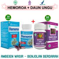 Gambar PAKET OBAT AMBEIEN HERBAL WASIR : KAPSUL DAUN UNGU & HEMOROA dari Herbal Sehat Mart undefined 1 Tokopedia