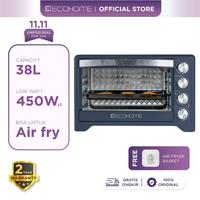 Gambar Oven + Air Fryer Ecohome Eop 888 Kapasitas 38 Liter Garansi 2 Th - PLATINUM SILVER dari Jawa Electrik undefined 2 Tokopedia