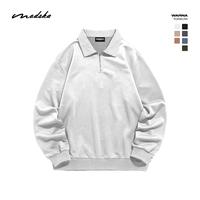Gambar Jaket Rugby Polos Sweater Kerah Crewneck Halfzip Jaket Sweater Premium - Coksu, L dari UNGSIRA STORE undefined 3 Tokopedia