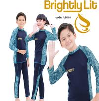 Gambar baju renang setelan anak laki-laki & perempuan atas bawah army - S001, M dari brightlylit undefined 3 Tokopedia