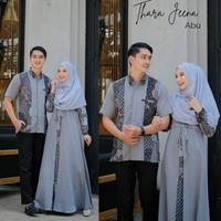 Gambar Gamis Couple/Gamis Batik Modern Kombinasi Baju TERLARIS - AVIA MAUVE, GAMIS M KOKO L dari BATIK TRENDI_NEW undefined 1 Tokopedia