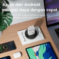 Gambar KIVEE SBY KV-AE107 Kepala Charger Fast charging 30W  Type C & USB dari Kivee Authorized Surabaya undefined 3 Tokopedia