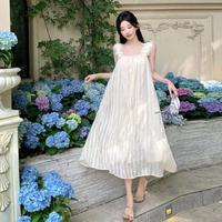 Gambar beige midi dress pantai wanita / vintage dress woman summer dress bali - M dari SEXY8 Official Store Jakarta undefined 1 Tokopedia