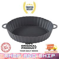 Gambar Fryer Silicone Baking Tray Reusable Basket Mat Alas Microwave dari Shopandshipofficial undefined 3 Tokopedia