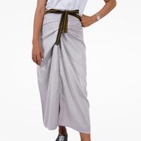 Gambar Rok Lilit Instan Polos Katun Premium - ENOM Batik - Grey dari Batik Enom undefined 1 Tokopedia