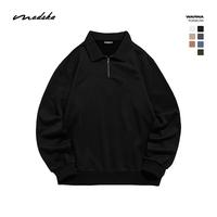 Gambar Jaket Rugby Polos Sweater Kerah Crewneck Halfzip Jaket Sweater Premium - Coksu, L dari UNGSIRA STORE undefined 4 Tokopedia