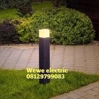 Gambar GARDEN LAMP TAMAN OUTDOOR MINIMALIS E27 KOSONGAN STANDING ANTI HUJAN - BULAT E27 18 CM dari eco led lighting undefined 1 Tokopedia