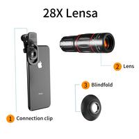 Gambar Lensa telezoom HP 28 x zoom dari Vstore Bali undefined 1 Tokopedia