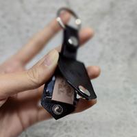 Gambar Leather Key Holder Kulit Asli Gantungan Kunci - Polos, red brown dari RASA Leather undefined 2 Tokopedia