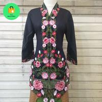 Gambar Atasan kebaya encim motif bunga mawar modis store - Hijau, 5L dari Modis store02 undefined 3 Tokopedia