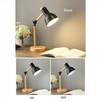 Gambar Lampu Meja Baca Belajar Minimalis Lampu Tidur LED Modern Klasik Wooden - 5W Warm P dari insideflow id undefined 4 Tokopedia