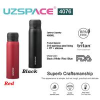 Gambar UZSPACE Botol Tumbler Thermos Air Panas Botol Minum Stainless Steel - Black, 4076 - 500ML dari Licheers Official Store undefined 1 Tokopedia