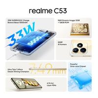 Gambar REALME C53 RAM 6/128 GB NFC | REALME C 53 6/128GB GARANSI RESMI REALME - C53 6/128 GOLD, NO BONUS dari HERO PONSEL. undefined 2 Tokopedia