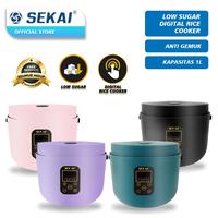 Gambar SEKAI DIGITAL RICE COOKER MAGIC COM LOW CARBO 1L 1 L CMW 720 LS - Merah Muda dari sinar66.id undefined 2 Tokopedia