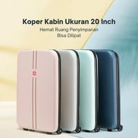 Gambar Mismi Tas Koper Kabin 20 Inch Expandable Travelling Hardcase - KR1 - Hijau dari Mismi Official Store undefined 1 Tokopedia