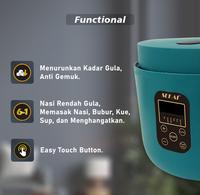 Gambar SEKAI DIGITAL RICE COOKER MAGIC COM LOW CARBO 1L 1 L CMW 720 LS - Merah Muda dari sinar66.id undefined 4 Tokopedia