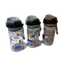 Gambar Botol Minum Anak Motif Lucu 500 ml + Sedotan Bottles - Biru Muda dari Cemara Homecare undefined 2 Tokopedia