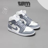 Gambar Air Jordan 1 Mid Stealth Grey 100% Original Authentic BNIB dari TSM Sneaker undefined 1 Tokopedia