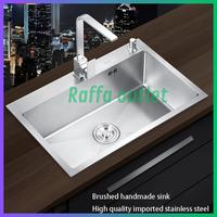 Gambar kitchen sink/bak cuci piring thsink 6045/sink stainless - hm kran siku L dari Raffa Outlet undefined 1 Tokopedia