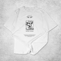 Gambar FortKlass SWEET ANGEL Kaos Pria Lengan Pendek Catton Combed 30s Baju Fit - Hitam, S dari Fortklass undefined 2 Tokopedia