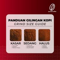 Gambar Biji Kopi Bubuk Arabika Gayo Bourbon Natural Arabica 250 gram Medium - Giling Kasar dari Quwwah Coffee undefined 3 Tokopedia
