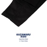 Gambar Celana Panjang Cargo anak Usia Umur 2 3 4 5 6 7 Tahun Hitam Black - BLACK, S 2-3THN dari KAOSAN STORE BANDUNG undefined 5 Tokopedia