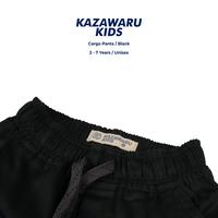 Gambar Celana Panjang Cargo anak Usia Umur 2 3 4 5 6 7 Tahun Hitam Black - BLACK, S 2-3THN dari KAOSAN STORE BANDUNG undefined 4 Tokopedia