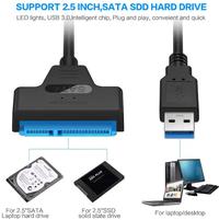 Gambar Kabel SATA to USB 3.0 with DC Port / Adapter Hardisk HDD SSD 2.5 Inch dari CCTV Distro undefined 3 Tokopedia