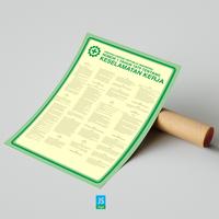 Gambar Poster Safety K3 Keselamatan Kerja UU no.1 th 1970 Ukuran A0 dari JS Sign undefined 1 Tokopedia