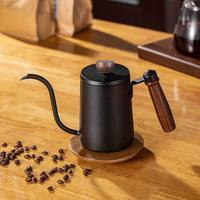 Gambar Teko Kopi Leher Angsa Gooseneck Pour Over Drip Kettle 600ml - Silver dari BudgetGadget undefined 3 Tokopedia
