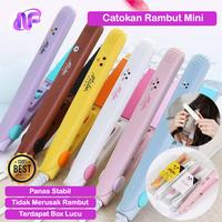 Gambar Catokan Rambut Mini Karakter 2in1 Alat Catok Lurus portable keriting - Kuning dari NF GUDANG undefined 1 Tokopedia