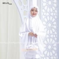 Gambar Mukena Travel Anak 2in1 Polos 5 6 7 8 9 10 11 Tahun Melani Putih - 5-6Th Putih dari Bazar Mukena Indonesia undefined 3 Tokopedia
