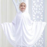 Gambar Mukena Travel Anak 2in1 Polos 5 6 7 8 9 10 11 Tahun Melani Putih - 5-6Th Putih dari Bazar Mukena Indonesia undefined 5 Tokopedia