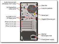 Gambar Server Lenovo ST50 V2 Xeon  E-2324G 2x8GB 1TB SATA Thinksystem dari Nes computer undefined 3 Tokopedia