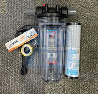Gambar Paket Filter Air 10" 1 Tahap Housing + CTO / GAC Untuk Menyaring Bau - Eugen Clear-GAC, Drat 1/2 dari Filterairku Jakarta undefined 3 Tokopedia