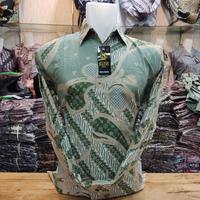 Gambar Batik Pria Lengan Panjang Berlapis 3 Warna - Hijau, S dari Surya Batik Medan undefined 3 Tokopedia