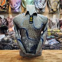 Gambar Batik Pria Lengan Panjang Berlapis 3 Warna - Hijau, S dari Surya Batik Medan undefined 1 Tokopedia