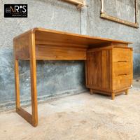 Gambar meja belajar anak, meja kantor minimalis modern kayu jati dari arisfurniturejepara undefined 5 Tokopedia