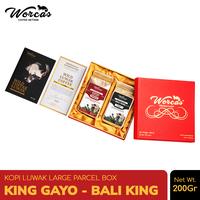 Gambar WORCAS Kopi Luwak Liar Sumatra King Gayo & Bali King - Large Box Isi 2 - KOPI BIJI dari WORCAS COFFEE undefined 1 Tokopedia