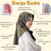 Gambar SIMAK PROMO MENARIK INI! Bergo serut emira Jilbab anak serut jersey - Dustypink, XL dari putermal undefined 2 Tokopedia