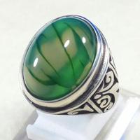 Gambar CINCIN BATU AKIK NATURAL LUMUT SISIK NAGA HIJAU MEMPESONA GRADE AAA - RING 7 dari BossPermata undefined 3 Tokopedia