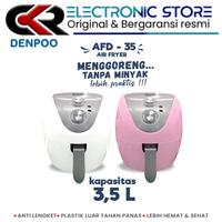 Gambar AIR FRYER DENPOO MENGGORENG TANPA MINYAK-AFD 35 ( 3,5LITER ) dari CKR STORE. undefined 2 Tokopedia