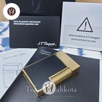 Gambar Lighter / Korek St Dupont Ligne 2 Matte Black Yellow Gold C16601 dari Toko Mahkota LTC undefined 4 Tokopedia
