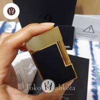 Gambar Lighter / Korek St Dupont Ligne 2 Matte Black Yellow Gold C16601 dari Toko Mahkota LTC undefined 2 Tokopedia