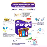 Gambar Morinaga Morigro Gromax 200gr Vanila Susu Bubuk Untuk Anak Usia 1-12th dari dzworld2 undefined 4 Tokopedia